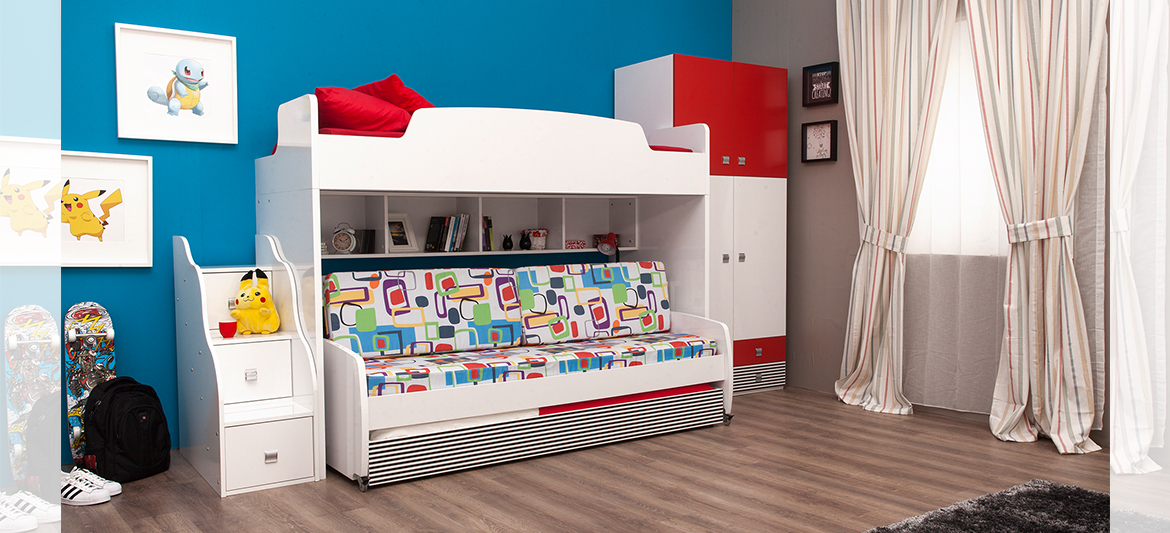 Twin Bunk Set | Wallbed